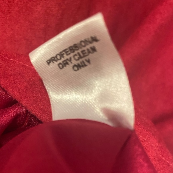 Jade By Melody Tam Pink Dress Short Sleeves Faux Suede size M - Picture 16 of 16